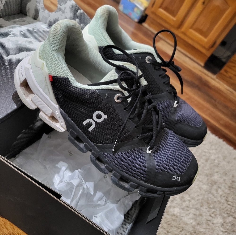 Tennis shoes on clouds